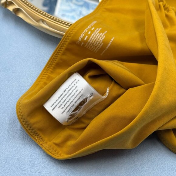🆕 CHRISTOPHER ESBER 🧿 NWOT U Prong Swim Brief, Mustard, Sz AU 10 US 6 - Picture 16 of 16